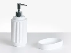 Hot Beliani Set da 5 accessori per il bagno HUARMEY Bianco