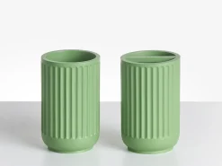 Online Beliani Set da 5 accessori per il bagno HUARMEY Verde