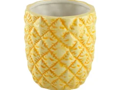 Hot Beliani Set da 4 accessori per il bagno MAICAO Ceramica Giallo Giallo Verde