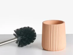 Discount Beliani Set da 5 accessori per il bagno POZUZO Arancione Arancione Argento