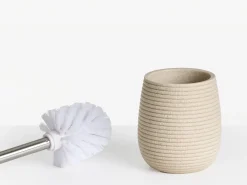 Beliani Set da 5 accessori per il bagno QUILA chiaro Beige