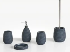 Online Beliani Set da 5 accessori per il bagno QUILCA scuro Blu
