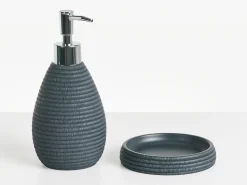 Online Beliani Set da 5 accessori per il bagno QUILCA scuro Blu