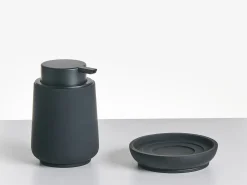 Beliani Set da 4 accessori per il bagno SUCHES Nero