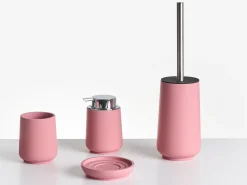 Sale Beliani Set da 4 accessori per il bagno SUCHES Rosa