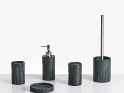 Hot Beliani Set da 5 accessori per il bagno SEPAHUA Nero