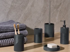 Hot Beliani Set da 5 accessori per il bagno SEPAHUA Nero