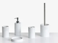Discount Beliani Set da 5 accessori per il bagno SEPAHUA Bianco