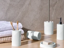 Discount Beliani Set da 5 accessori per il bagno SEPAHUA Bianco