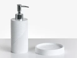 Discount Beliani Set da 5 accessori per il bagno SEPAHUA Bianco