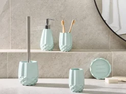 Best Beliani Set da 5 accessori per il bagno SAMIRIA menta Verde