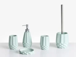 Best Beliani Set da 5 accessori per il bagno SAMIRIA menta Verde