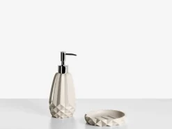 Discount Beliani Set da 5 accessori per il bagno SAMIRIA Beige