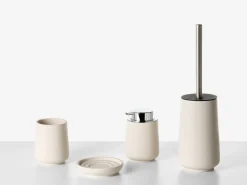 Discount Beliani Set da 4 accessori per il bagno SUCHES Beige