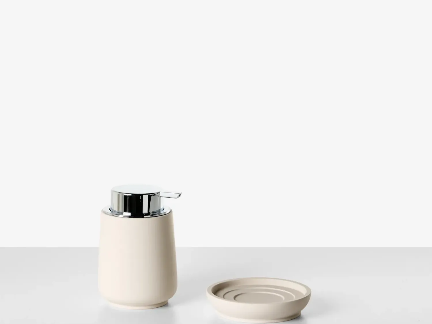 Discount Beliani Set da 4 accessori per il bagno SUCHES Beige