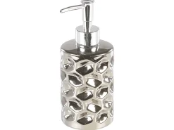 Outlet Beliani Set da 5 accessori per il bagno TIRUA Ceramica Argento