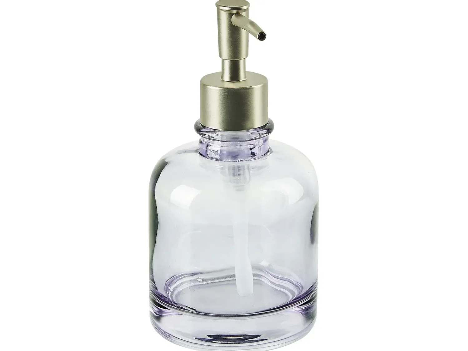 Beliani Set da 4 accessori per il bagno TELMA Vetro Viola Viola Argento