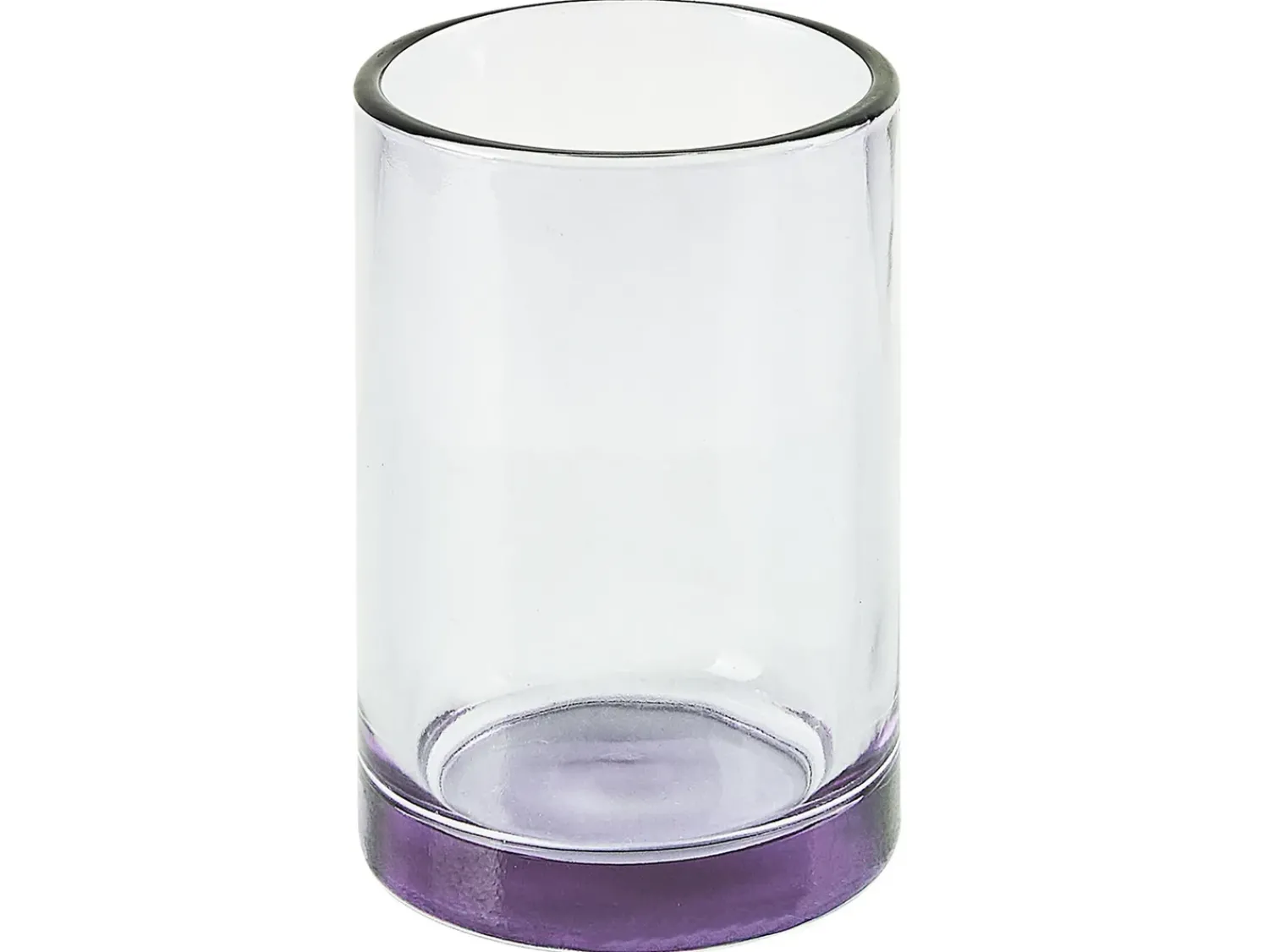 Beliani Set da 4 accessori per il bagno TELMA Vetro Viola Viola Argento