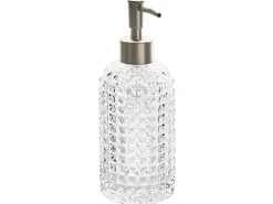 Sale Beliani Set da 4 accessori per il bagno TAPIA Vetro Trasparente Trasparente Argento