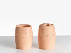 Best Beliani Set da 5 accessori per il bagno YARAPA Arancione