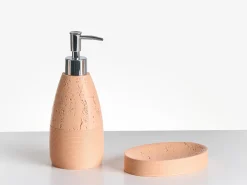 Best Beliani Set da 5 accessori per il bagno YARAPA Arancione