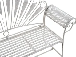 Outlet Beliani PAVIA Metallo sporco Bianco