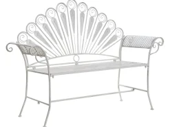Outlet Beliani PAVIA Metallo sporco Bianco