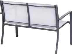 Discount Beliani Set da giardino con tavolo 4 posti TAVOLETO Metallo Grigio