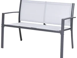 Discount Beliani Set da giardino con tavolo 4 posti TAVOLETO Metallo Grigio