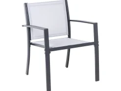 Discount Beliani Set da giardino con tavolo 4 posti TAVOLETO Metallo Grigio