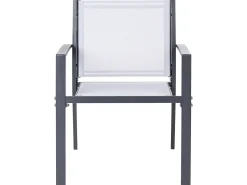 Discount Beliani Set da giardino con tavolo 4 posti TAVOLETO Metallo Grigio