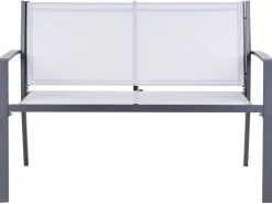 Discount Beliani Set da giardino con tavolo 4 posti TAVOLETO Metallo Grigio