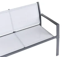Discount Beliani Set da giardino con tavolo 4 posti TAVOLETO Metallo Grigio