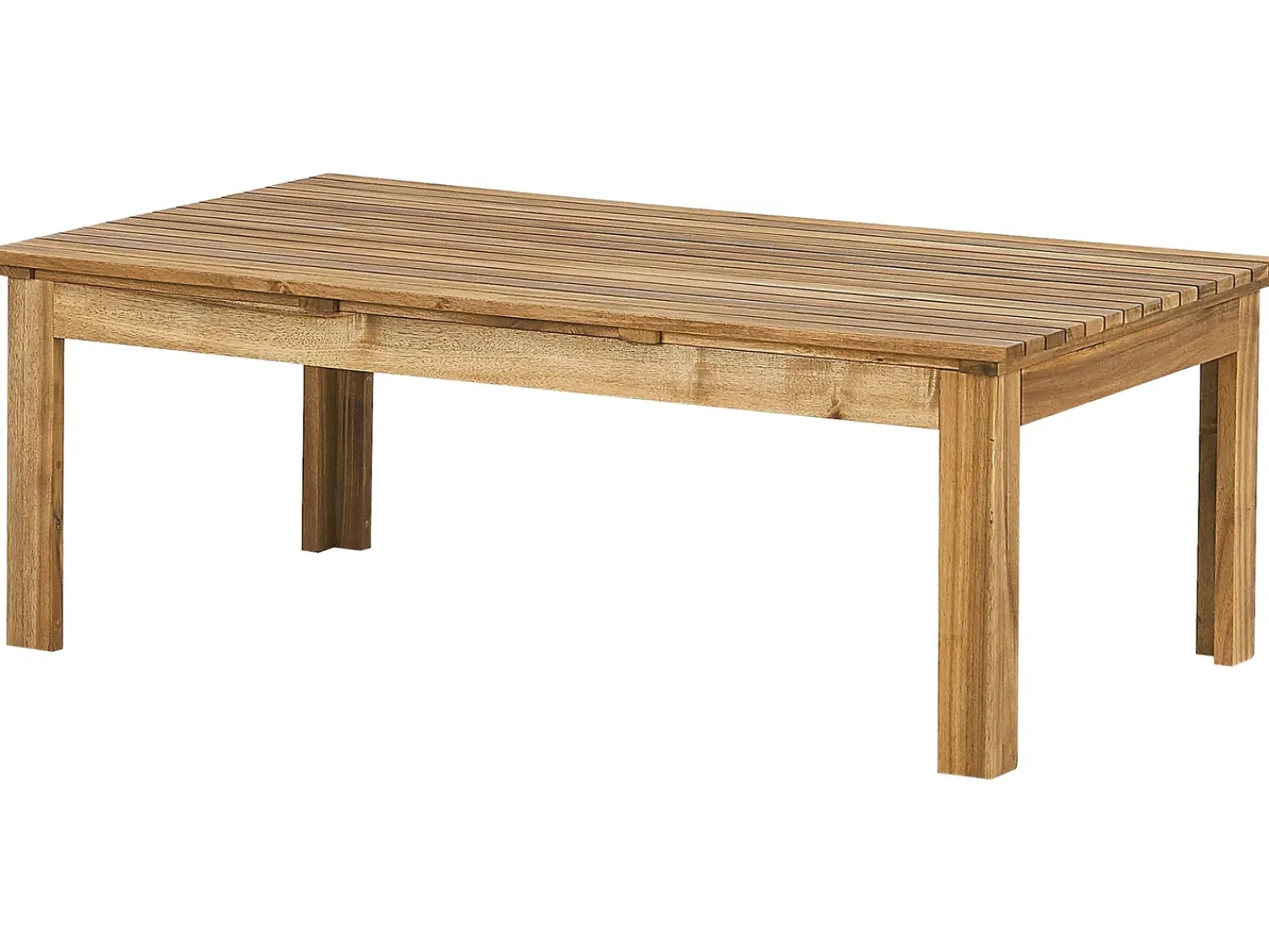 Hot Beliani Set da giardino con tavolo 4 posti PACIFIC Legno d'acacia Nero Marrone Nero