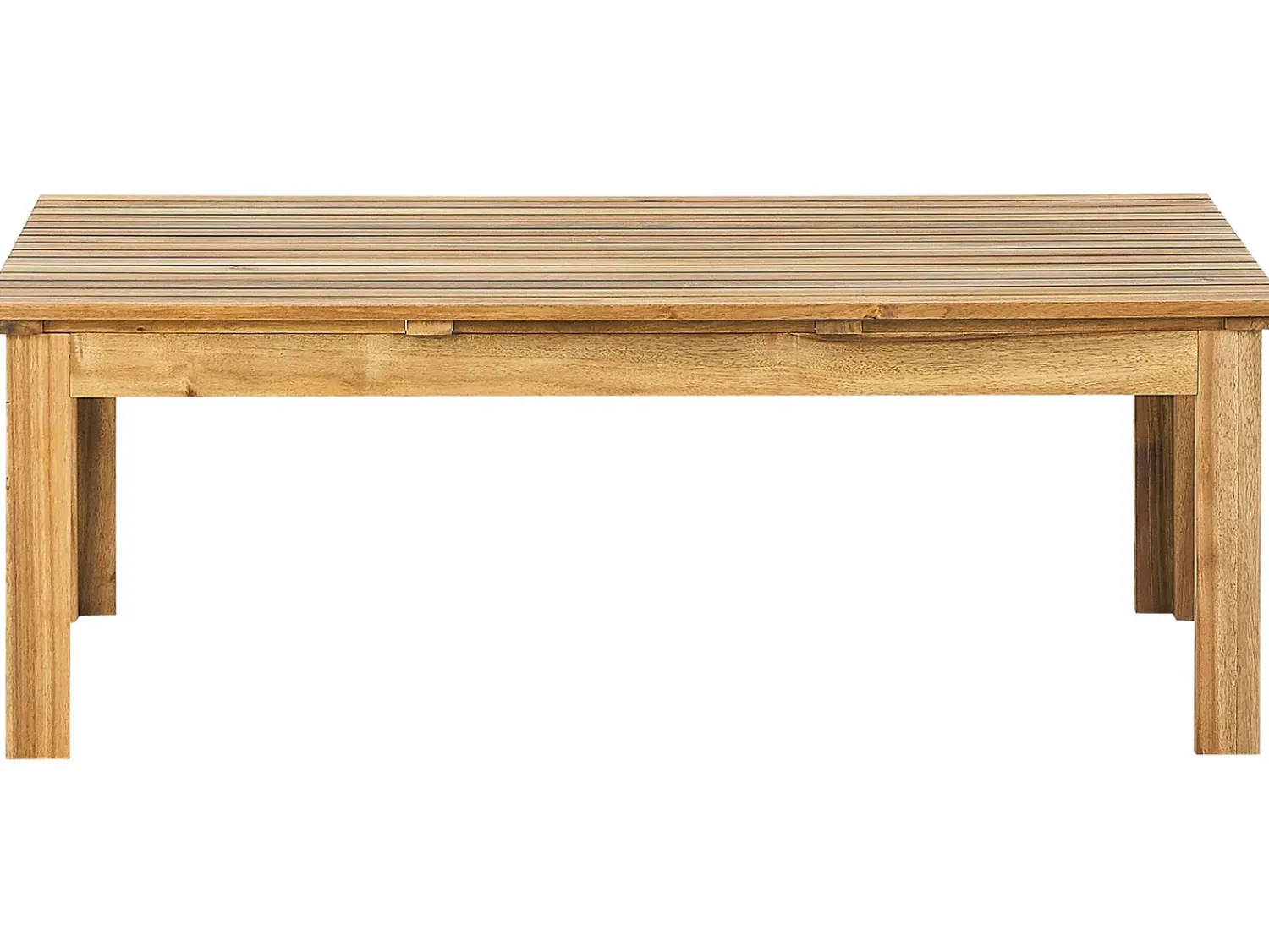 Hot Beliani Set da giardino con tavolo 4 posti PACIFIC Legno d'acacia Nero Marrone Nero