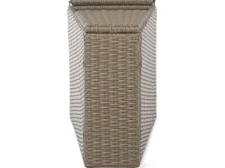 Online Beliani Set da giardino con tavolo 9 posti SEVERO Rattan sintetico (PE) Marrone Bianco Marrone