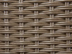 Online Beliani Set da giardino con tavolo 9 posti SEVERO Rattan sintetico (PE) Marrone Bianco Marrone