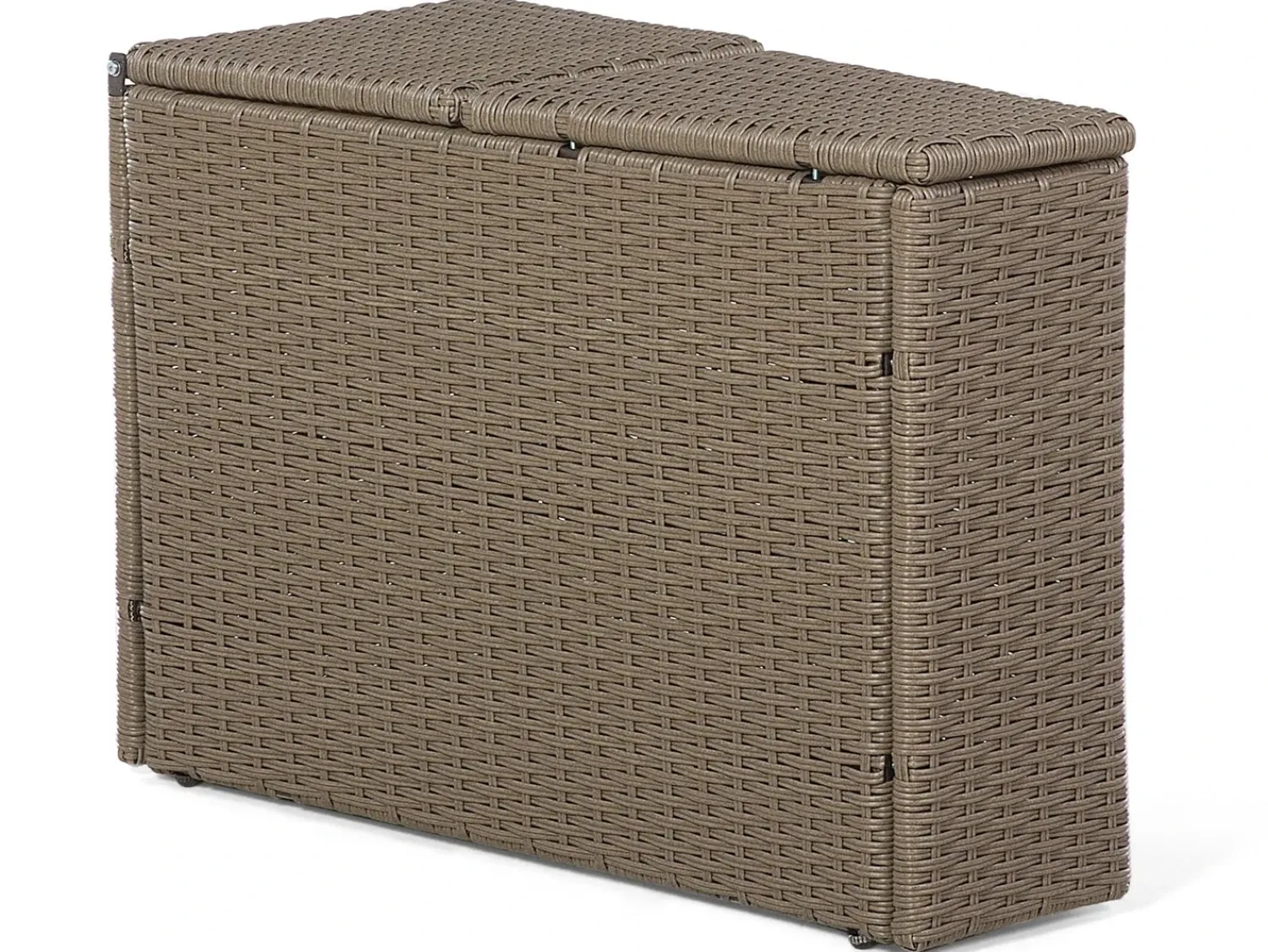 Online Beliani Set da giardino con tavolo 9 posti SEVERO Rattan sintetico (PE) Marrone Bianco Marrone