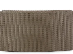 Online Beliani Set da giardino con tavolo 9 posti SEVERO Rattan sintetico (PE) Marrone Bianco Marrone