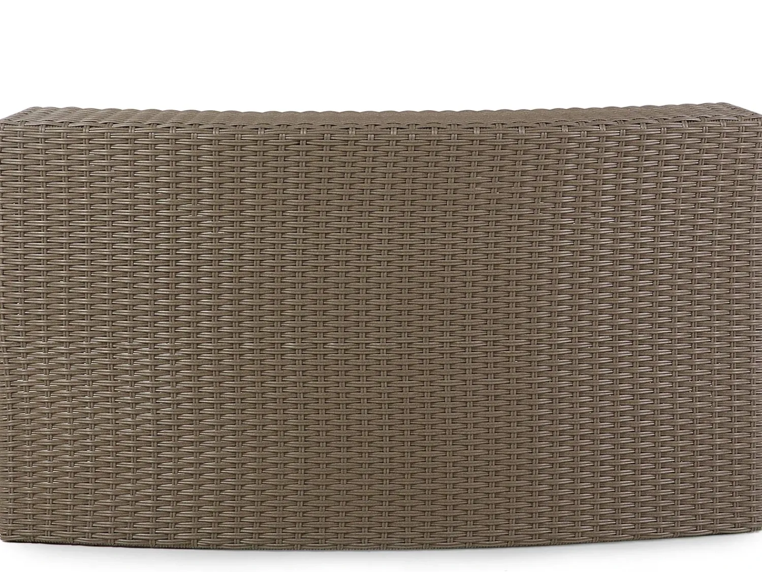 Online Beliani Set da giardino con tavolo 9 posti SEVERO Rattan sintetico (PE) Marrone Bianco Marrone