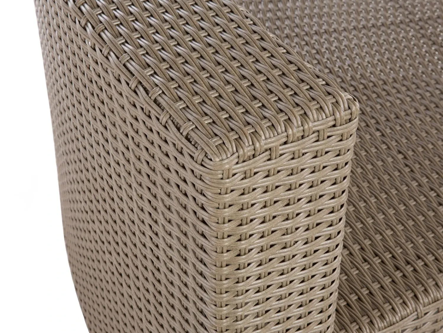 Online Beliani Set da giardino con tavolo 9 posti SEVERO Rattan sintetico (PE) Marrone Bianco Marrone
