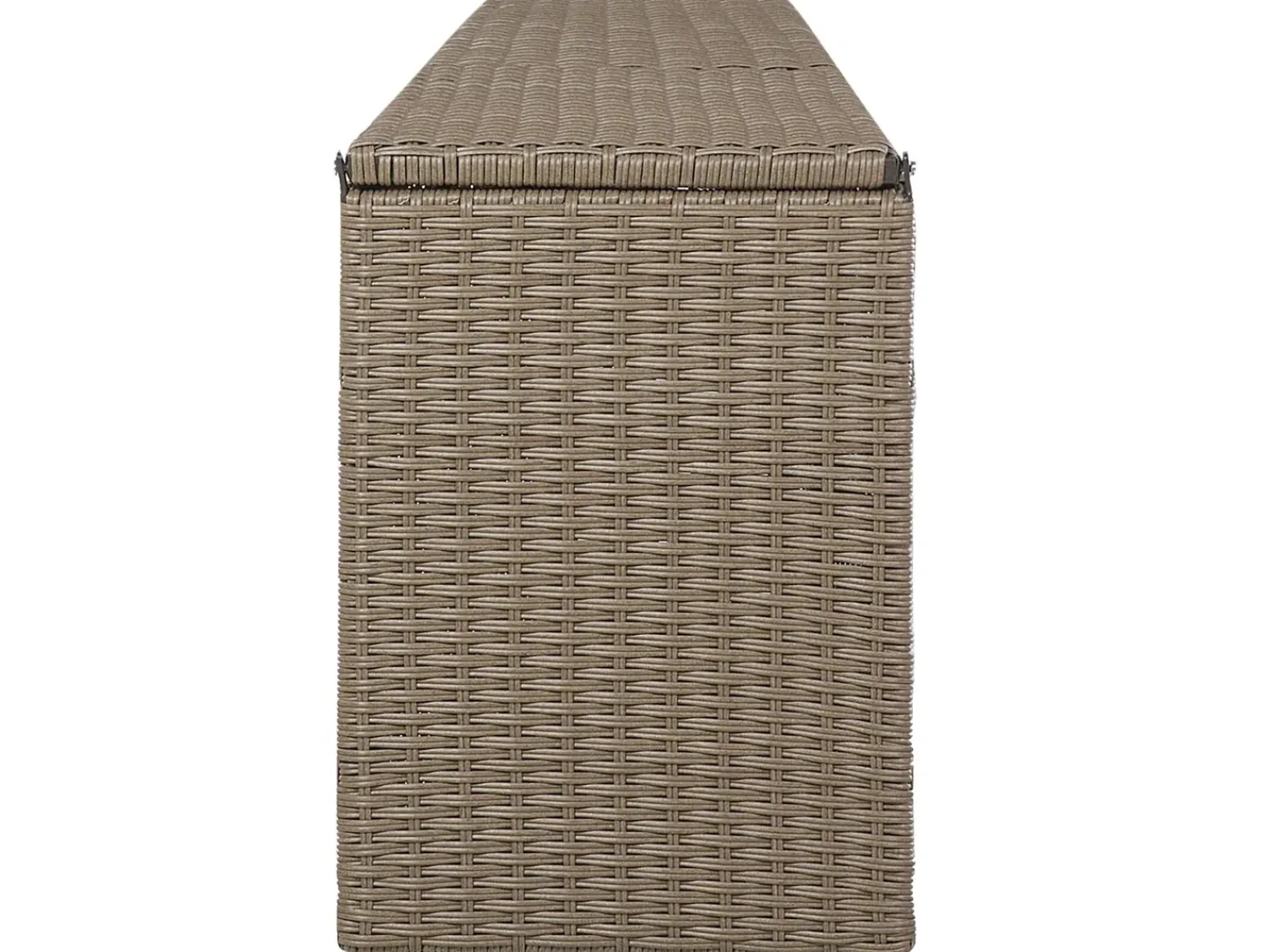 Online Beliani Set da giardino con tavolo 9 posti SEVERO Rattan sintetico (PE) Marrone Bianco Marrone