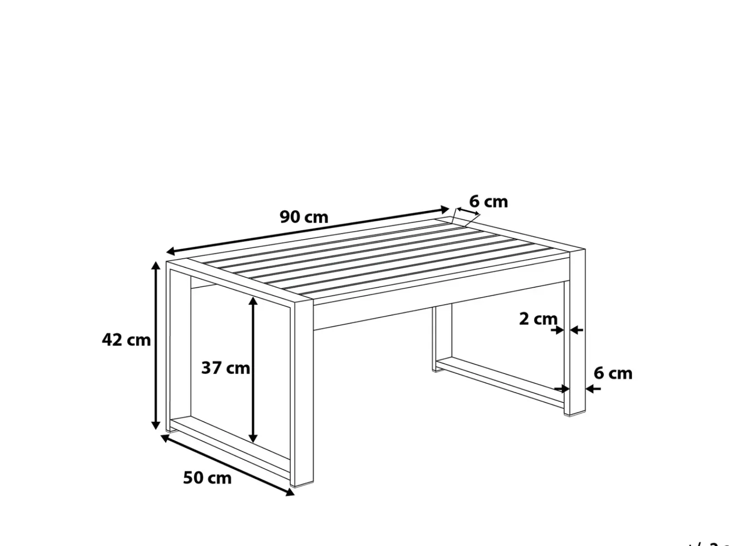 Discount Beliani Set da giardino con tavolo 4 posti SALERNO Metallo Grigio scuro Argento Grigio