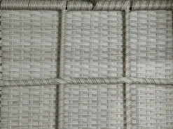 Best Beliani Set da giardino con tavolo 8 posti XXL Lato destro Modulare Rattan sintetico (PE) Grigio