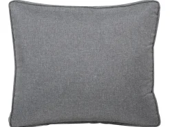 Beliani Set da giardino con tavolo 4 posti LATINA Metallo Grigio Bianco Grigio