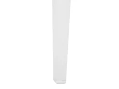 Beliani Set da giardino con tavolo 4 posti LATINA Metallo Grigio Bianco Grigio