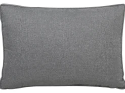 Beliani Set da giardino con tavolo 4 posti LATINA Metallo Grigio Bianco Grigio