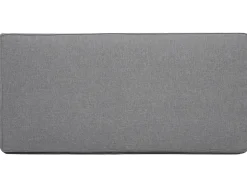 Beliani Set da giardino con tavolo 4 posti LATINA Metallo Grigio Bianco Grigio