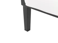 Beliani Set da giardino con tavolo 2 posti MONTEFALCO Metallo Bianco Bianco Nero