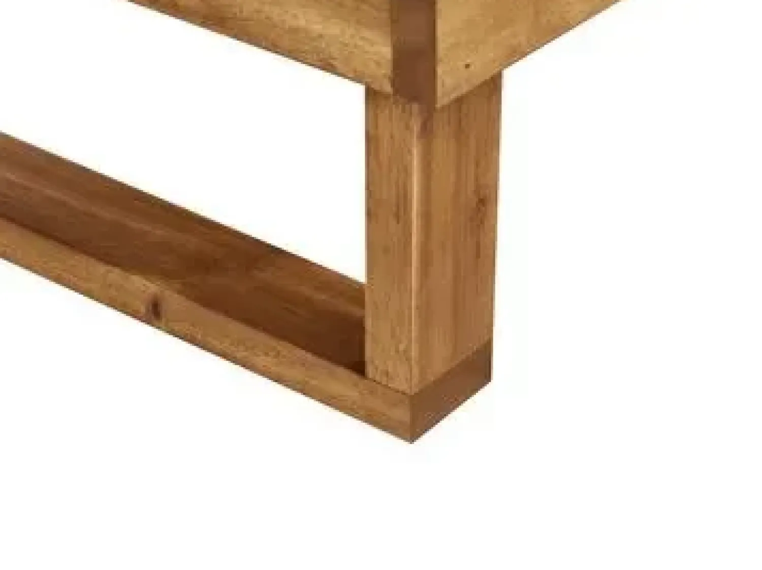 New Beliani Set da giardino con tavolo 5 posti MARETTIMO Legno di acacia certificato Marrone Bianco Marrone